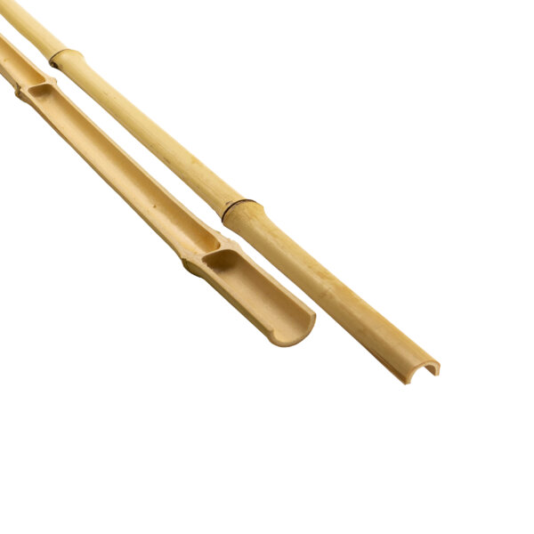 25/28mm Half round natural bamboo pole main product image
