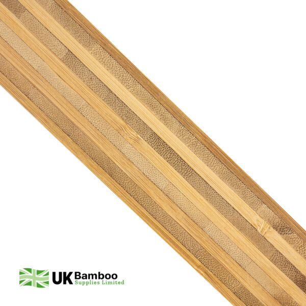 Side profile of the 40mm Caramel bamboo board 9 ply kitchen worktop