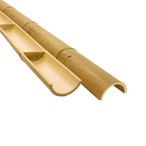 70/80mm Half round natural bamboo pole main product image