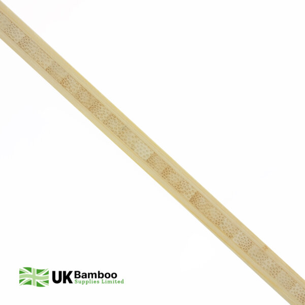 Side profile of the 7mm natural side pressed bamboo board 3 ply