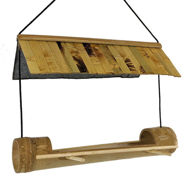 Bamboo bird feeder main product image