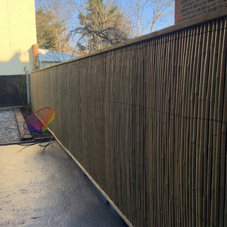 Bamboo Slat Screen, H 2m x W 3m UK Bamboo