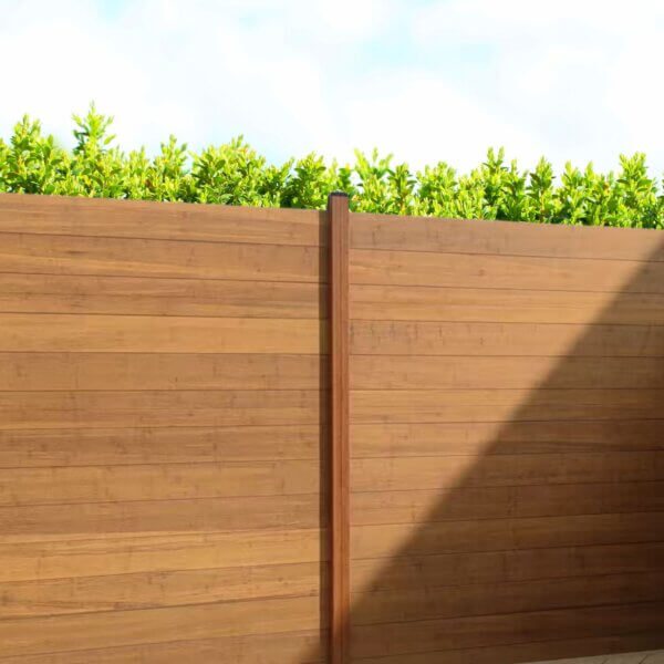 Bamboo Fence Post - Teak Colour - Image 2